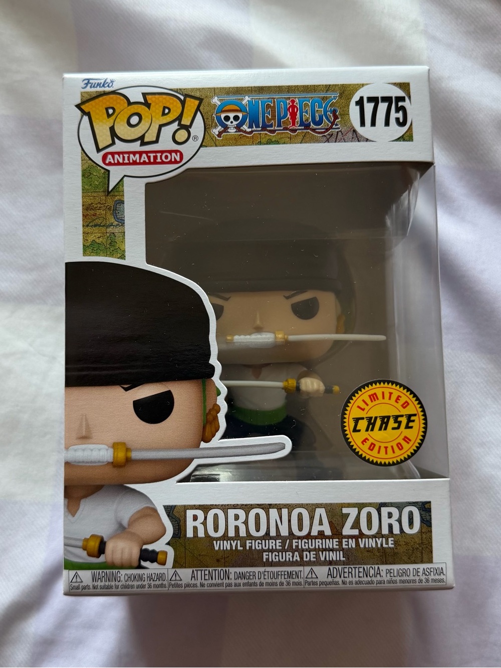 Funko Pop! One Piece Roronoa Zoro Chase Edition #1775. Brand new.